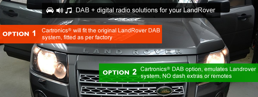 DAB for Landrover system no dash extras or remotes